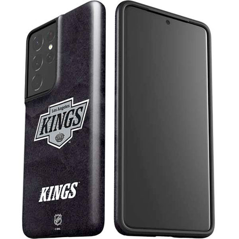 NHL Los Angeles Kings Distressed Galaxy S21 Ultra 5G Pro Case