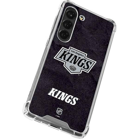 NHL Los Angeles Kings Distressed Galaxy S23 Clear Case