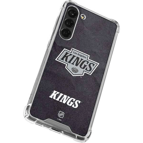 NHL Los Angeles Kings Distressed Galaxy S23 Plus Clear Case