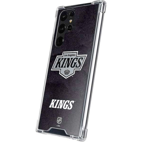 NHL Los Angeles Kings Distressed Galaxy S23 Ultra Clear Case