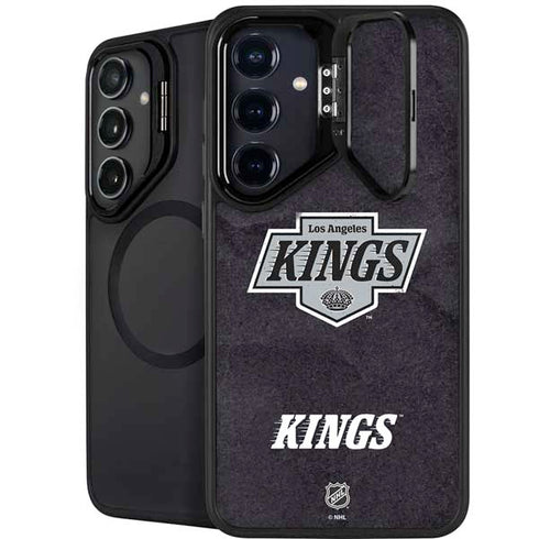NHL Los Angeles Kings Distressed Galaxy S24 FE Kickstand Case
