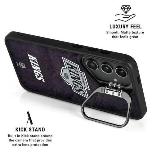 NHL Los Angeles Kings Distressed Galaxy S25 Kickstand Case
