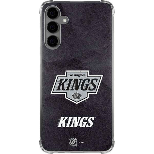 NHL Los Angeles Kings Distressed Galaxy S24 Plus Clear Case