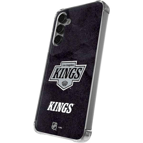 NHL Los Angeles Kings Distressed Galaxy S24 Plus Clear Case
