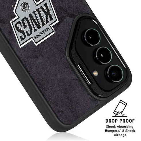 NHL Los Angeles Kings Distressed Galaxy S25 Plus Kickstand Case