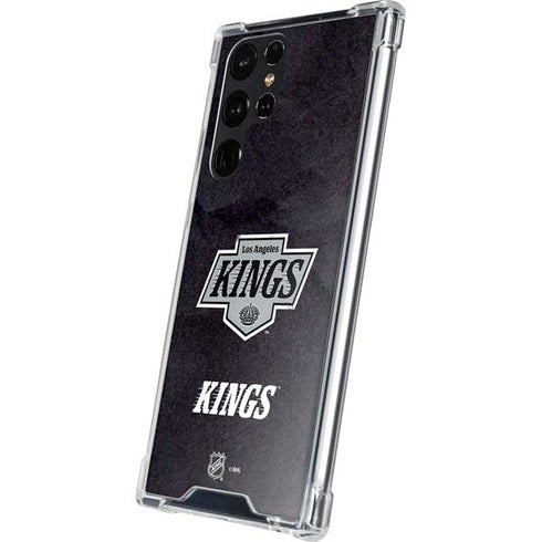 NHL Los Angeles Kings Distressed Galaxy S24 Ultra Clear Case