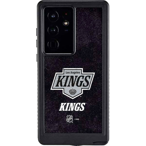 NHL Los Angeles Kings Distressed Galaxy S24 Ultra Waterproof Case
