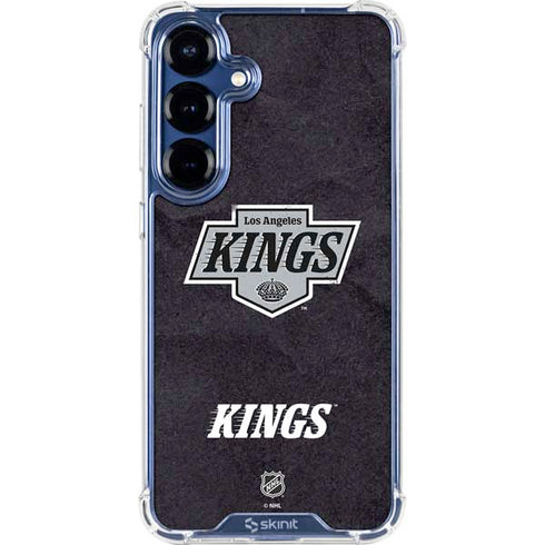 NHL Los Angeles Kings Distressed Galaxy S25 Clear Case
