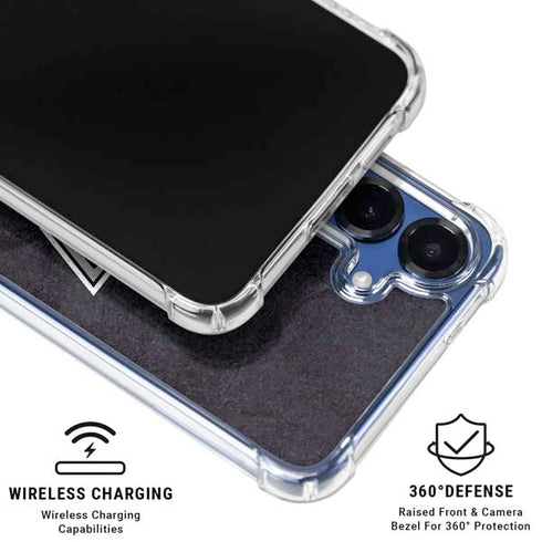 NHL Los Angeles Kings Distressed Galaxy S25 Clear Case