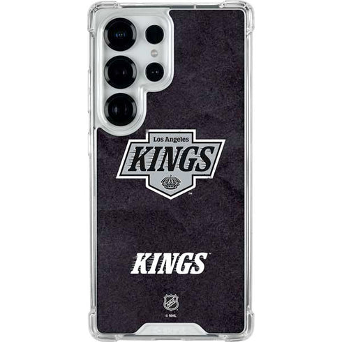 NHL Los Angeles Kings Distressed Galaxy S25 Ultra Clear Case
