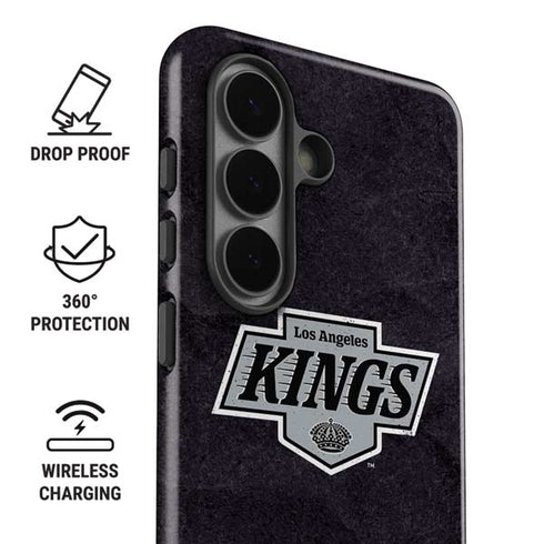 NHL Los Angeles Kings Distressed Galaxy S26 Impact Case