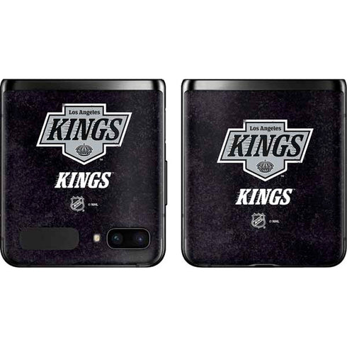 NHL Los Angeles Kings Distressed Galaxy Z Flip Skin