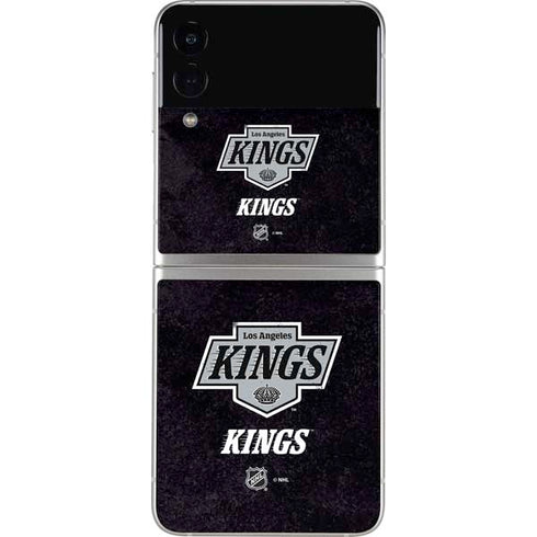 NHL Los Angeles Kings Distressed Galaxy Z Flip3 5G Skin