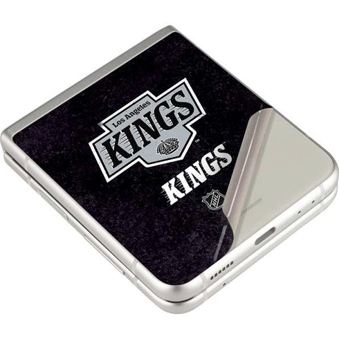 NHL Los Angeles Kings Distressed Galaxy Z Flip3 5G Skin