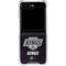 NHL Los Angeles Kings Distressed Galaxy Z Flip5 5G Clear Case