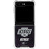 NHL Los Angeles Kings Distressed Galaxy Z Flip5 5G Clear Case
