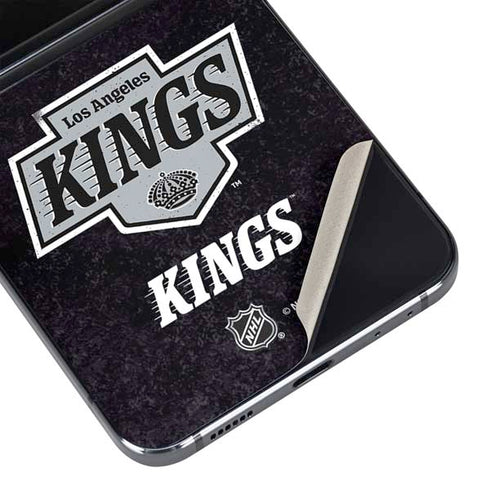 NHL Los Angeles Kings Distressed Galaxy Z Flip5 5G Skin
