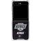 NHL Los Angeles Kings Distressed Galaxy Z Flip6 Clear Case