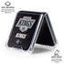 NHL Los Angeles Kings Distressed Galaxy Z Flip6 Clear Case