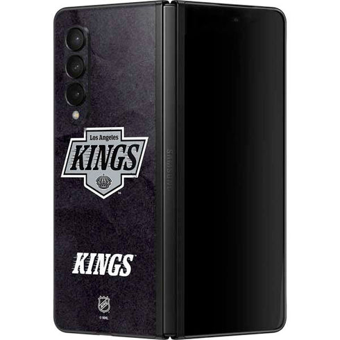 NHL Los Angeles Kings Distressed Galaxy Z Fold3 5G Skin