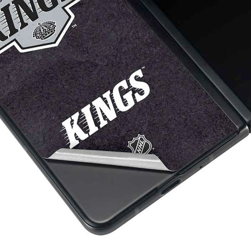 NHL Los Angeles Kings Distressed Galaxy Z Fold3 5G Skin