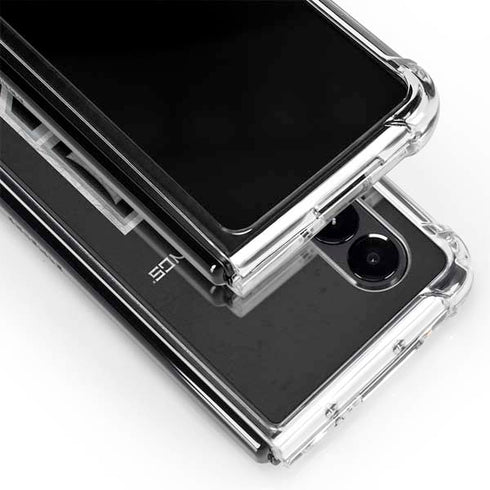 NHL Los Angeles Kings Distressed Galaxy Z Fold4 5G Clear Case