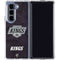 NHL Los Angeles Kings Distressed Galaxy Z Fold5 5G Clear Case
