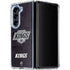 NHL Los Angeles Kings Distressed Galaxy Z Fold5 5G Clear Case
