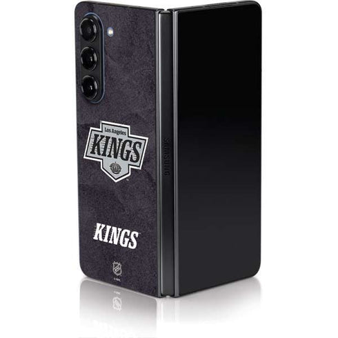 NHL Los Angeles Kings Distressed Galaxy Z Fold5 5G Skin