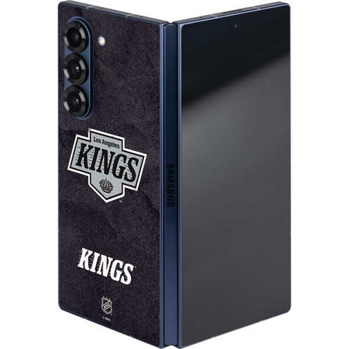 NHL Los Angeles Kings Distressed Galaxy Z Fold6 Skin