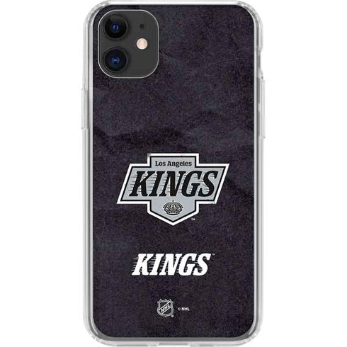 NHL Los Angeles Kings Distressed iPhone 11 Clear Case