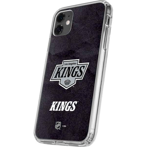 NHL Los Angeles Kings Distressed iPhone 11 Clear Case