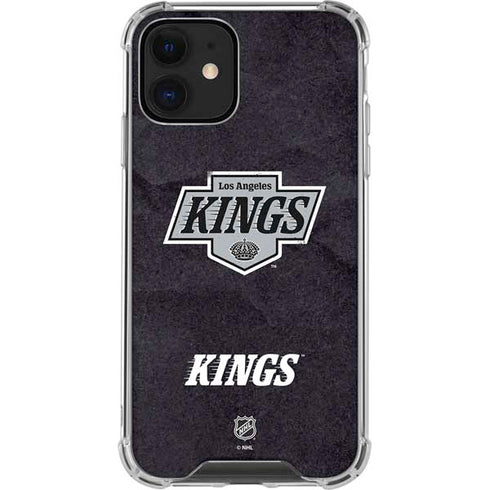 NHL Los Angeles Kings Distressed iPhone 12 Mini Clear Case
