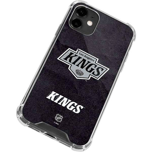 NHL Los Angeles Kings Distressed iPhone 12 Mini Clear Case