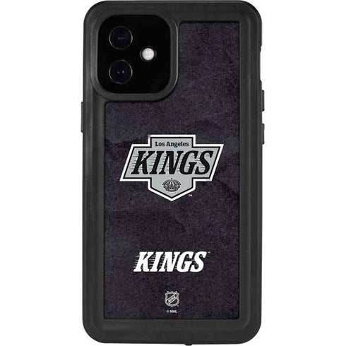 NHL Los Angeles Kings Distressed iPhone 12 Mini Waterproof Case