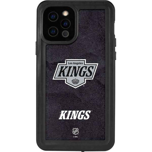 NHL Los Angeles Kings Distressed iPhone 12 Pro Waterproof Case