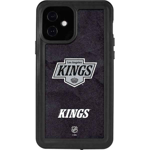 NHL Los Angeles Kings Distressed iPhone 12 Waterproof Case