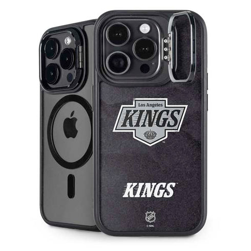 NHL Los Angeles Kings Distressed iPhone 13 Pro Max Kickstand Case
