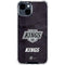 NHL Los Angeles Kings Distressed iPhone 14 Plus Clear Case