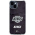 NHL Los Angeles Kings Distressed iPhone 14 Plus Clear Case