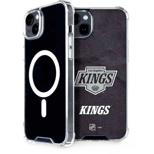 NHL Los Angeles Kings Distressed iPhone 14 Plus MagSafe Case