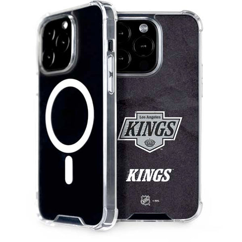 NHL Los Angeles Kings Distressed iPhone 14 Pro MagSafe Case