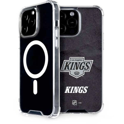 NHL Los Angeles Kings Distressed iPhone 14 Pro Max MagSafe Case