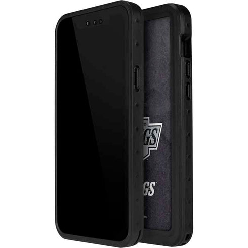 NHL Los Angeles Kings Distressed iPhone 14 Pro Waterproof Case