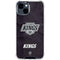 NHL Los Angeles Kings Distressed iPhone 15 Clear Case