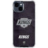 NHL Los Angeles Kings Distressed iPhone 15 Clear Case