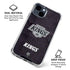 NHL Los Angeles Kings Distressed iPhone 15 Clear Case