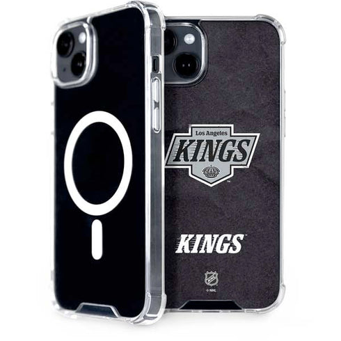 NHL Los Angeles Kings Distressed iPhone 15 MagSafe Case