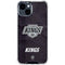 NHL Los Angeles Kings Distressed iPhone 15 Plus Clear Case