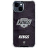 NHL Los Angeles Kings Distressed iPhone 15 Plus Clear Case